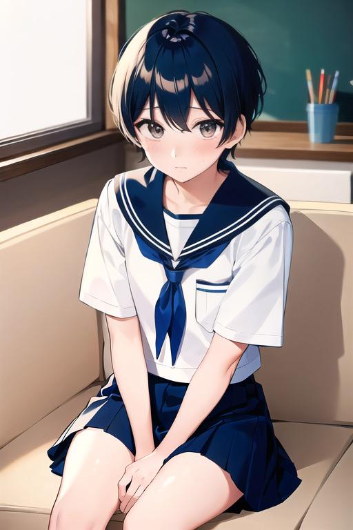 いろんな制服で女装されました