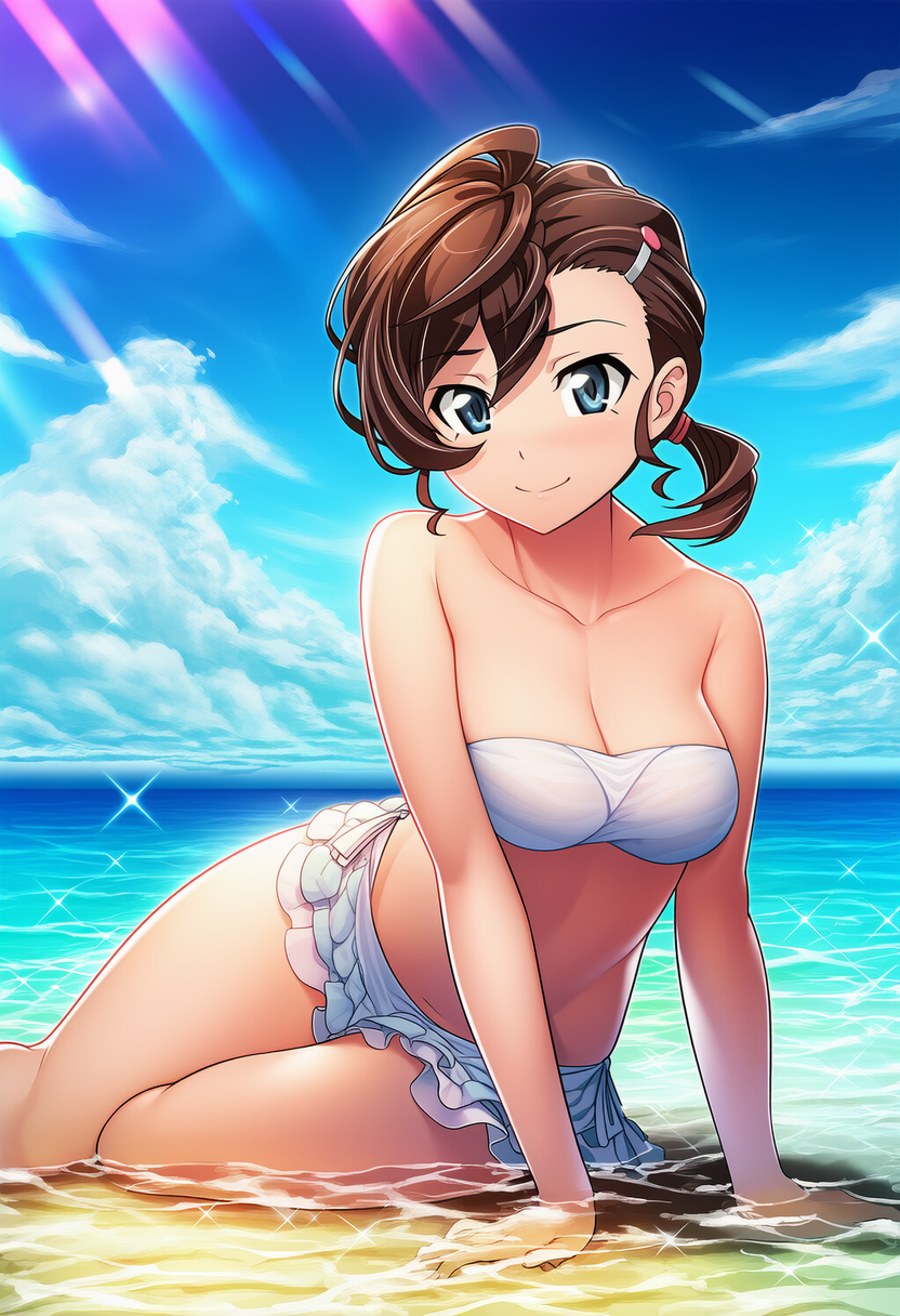 犬山まな（ゲゲゲの鬼太郎）の海水浴