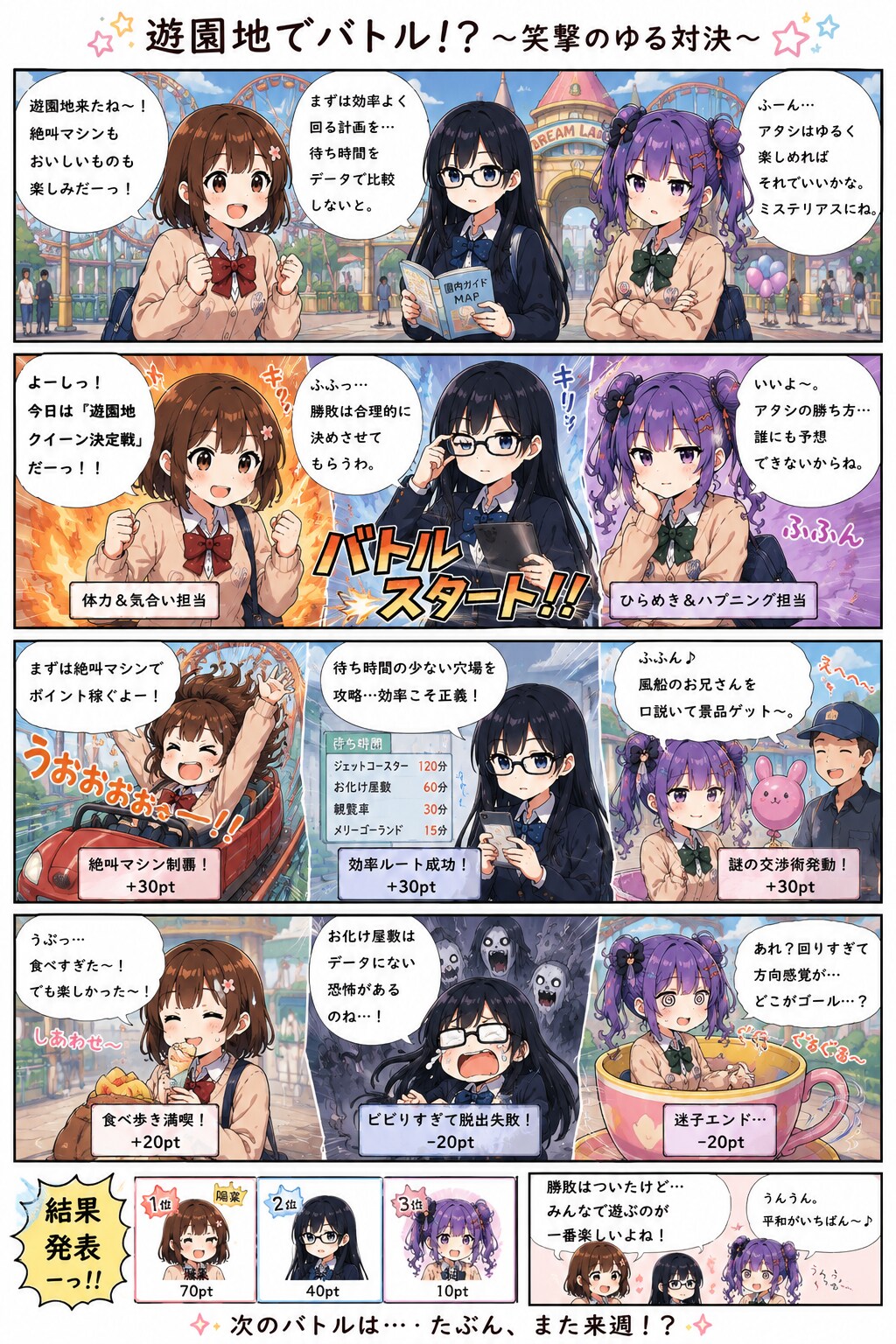 日常系4コマ漫画