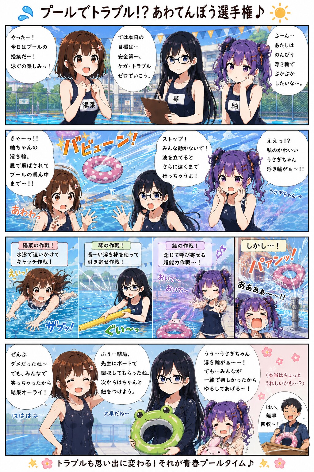 日常系4コマ漫画