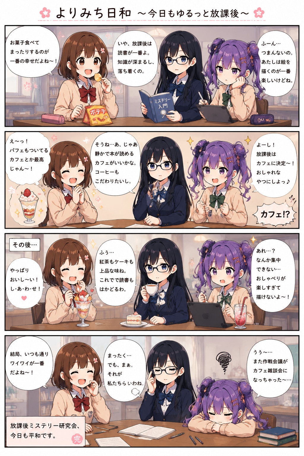 日常系4コマ漫画