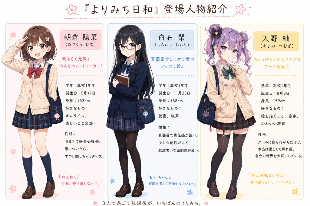 日常系4コマ漫画