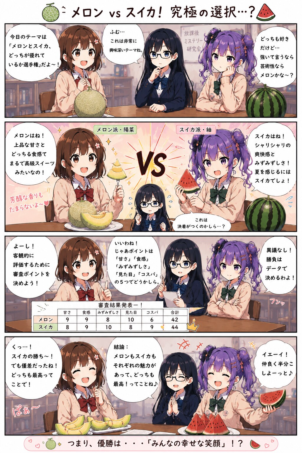 日常系4コマ漫画