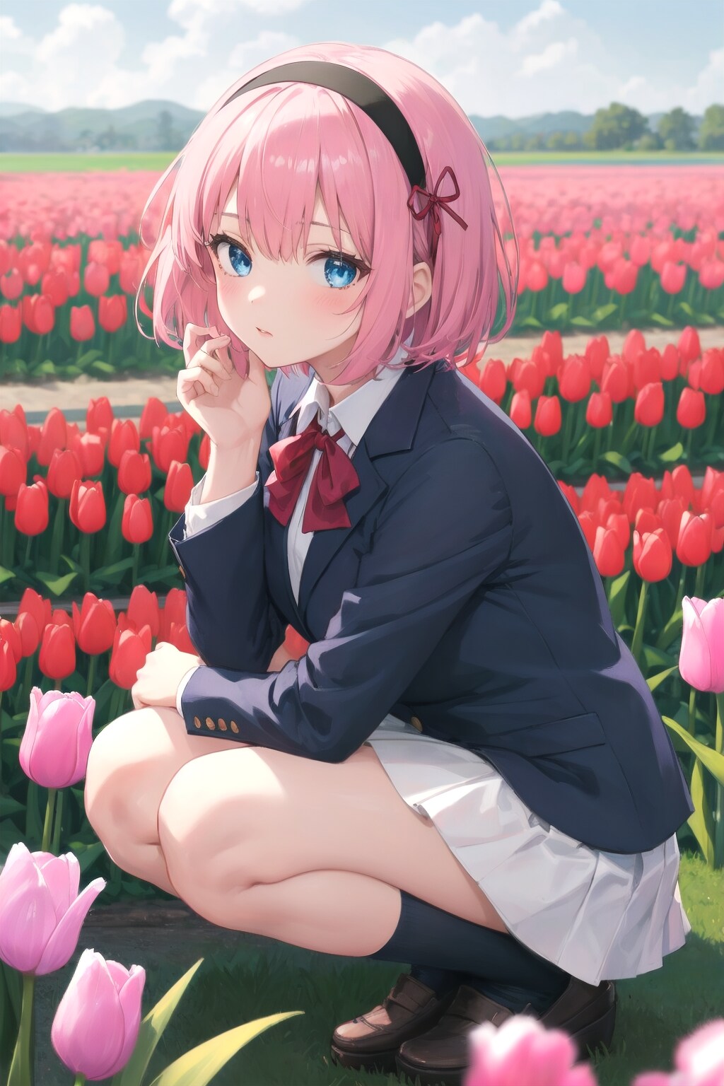 チューリップ畑