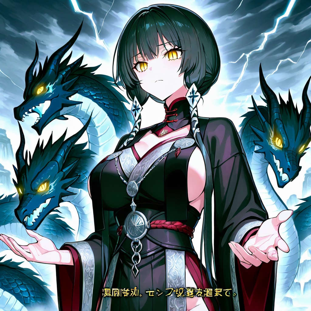 🖤【冷徹なる「漆黒の龍」】第八王女リアン・ドラゴニア