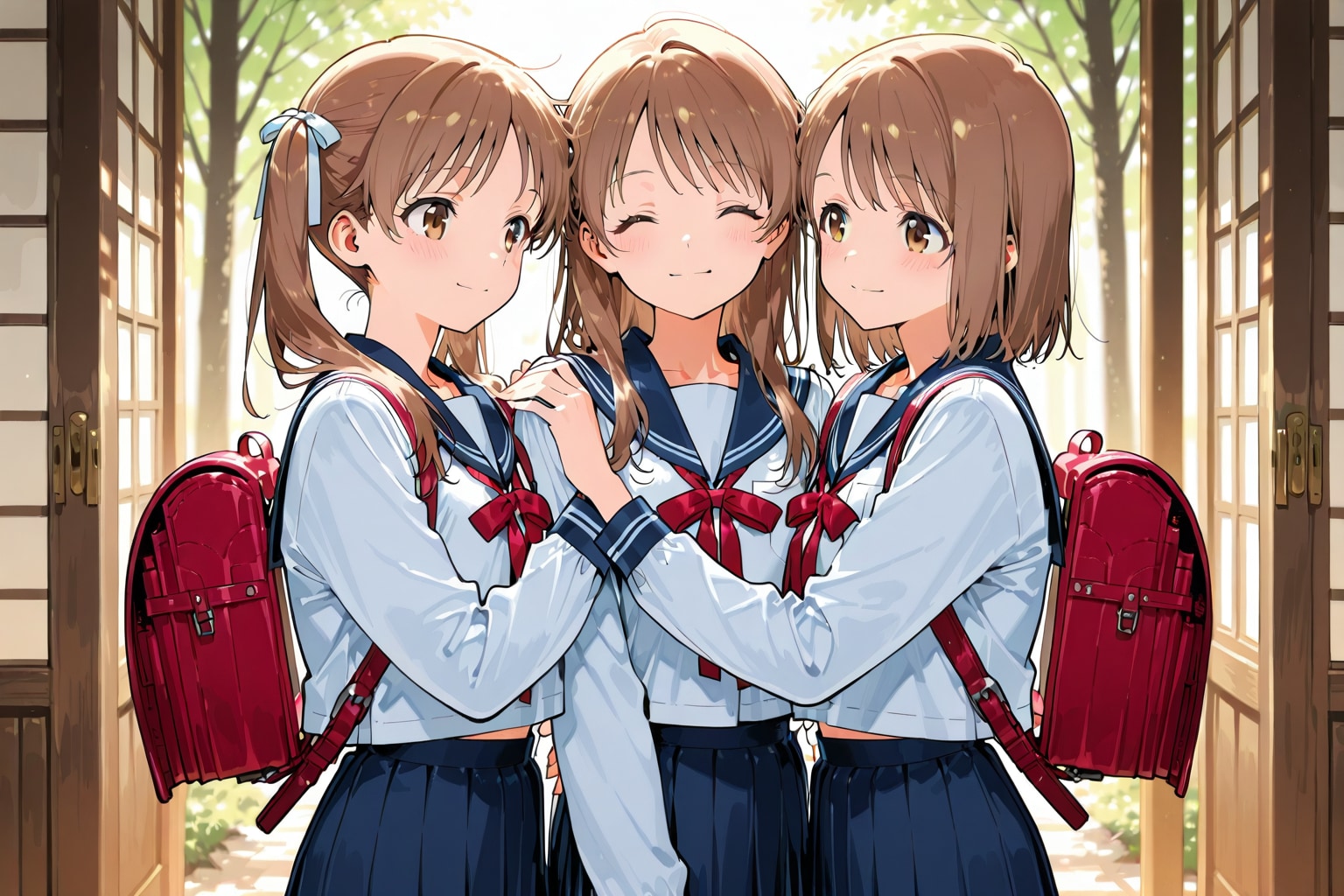 3人の女の子 | の人気AIイラスト・グラビア