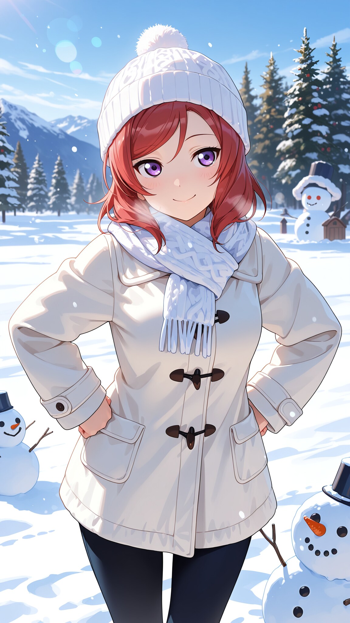 雪だるまづくり | の人気AIイラスト・グラビア