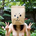 妻変態化計画　～庭で紙袋被せてハイチーズ～ 4枚目