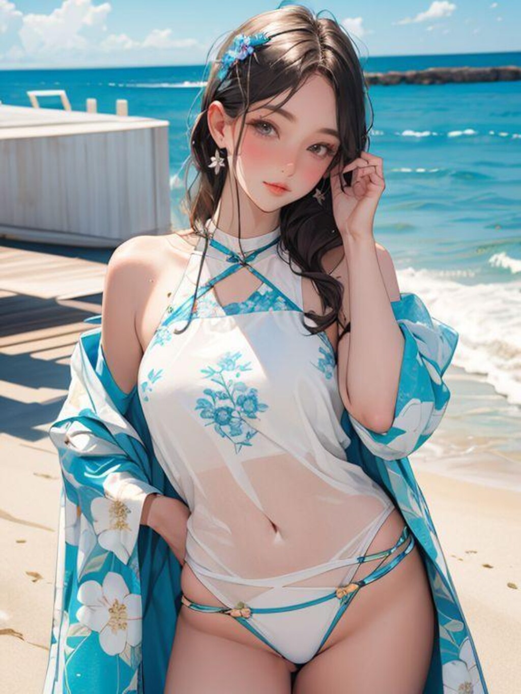 水着少女