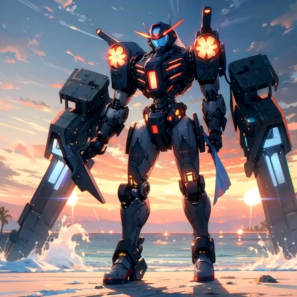 上陸成功。飛行ユニット解除。 | の人気AIイラスト・グラビア