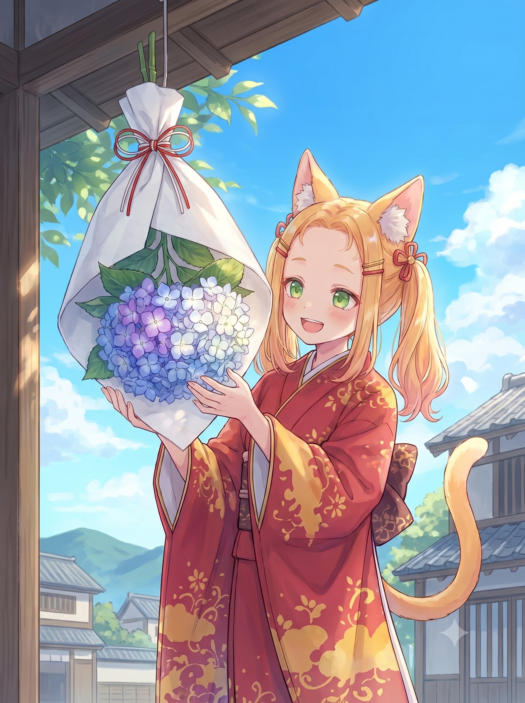 紫陽花守り