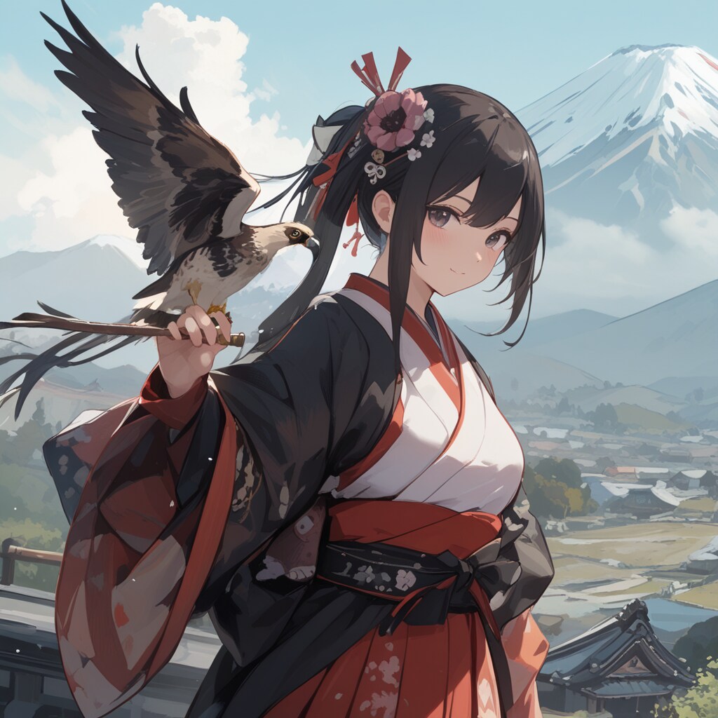 鷹匠の夢 | の人気AIイラスト・グラビア