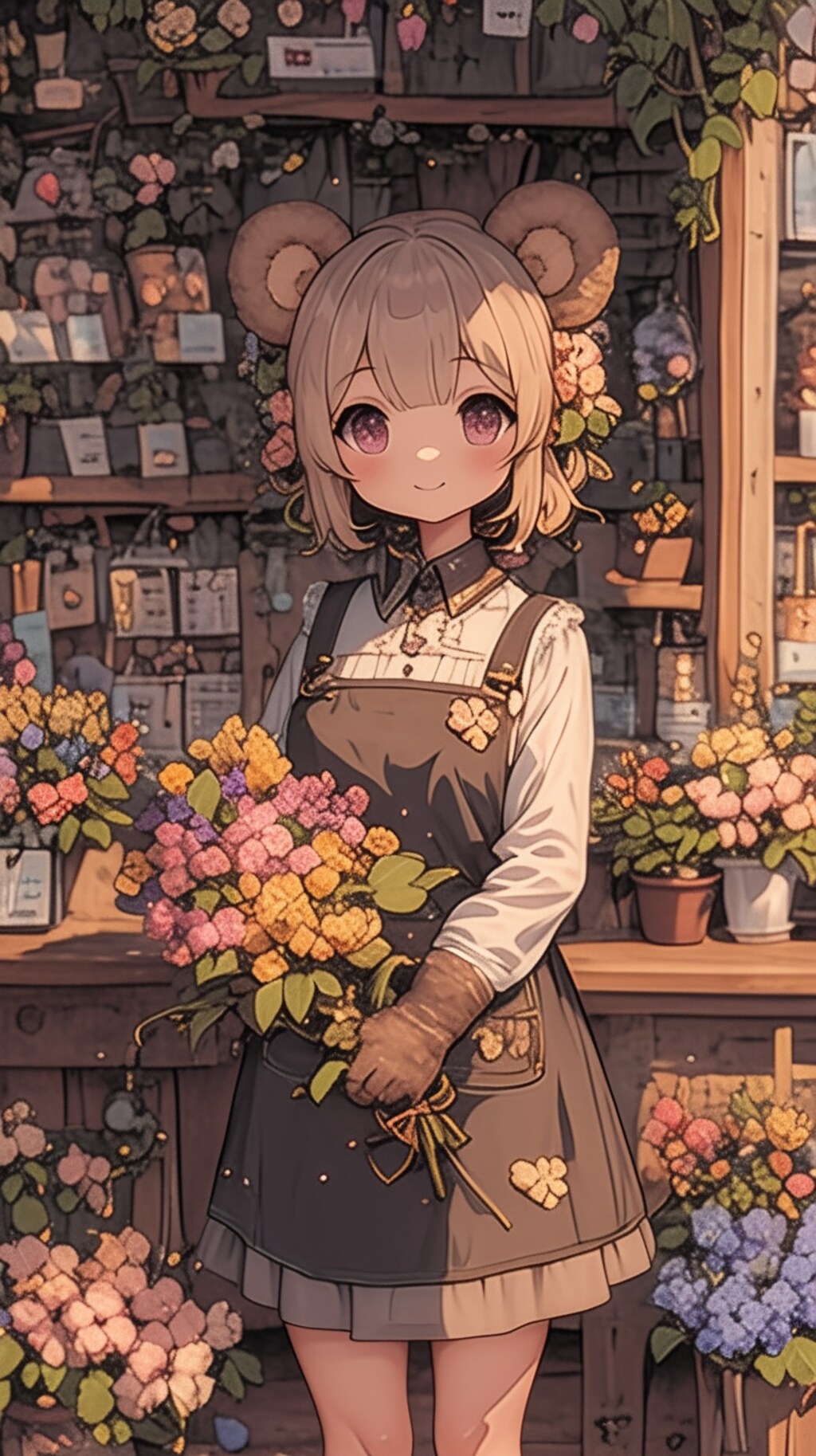 くま娘と花屋🐾