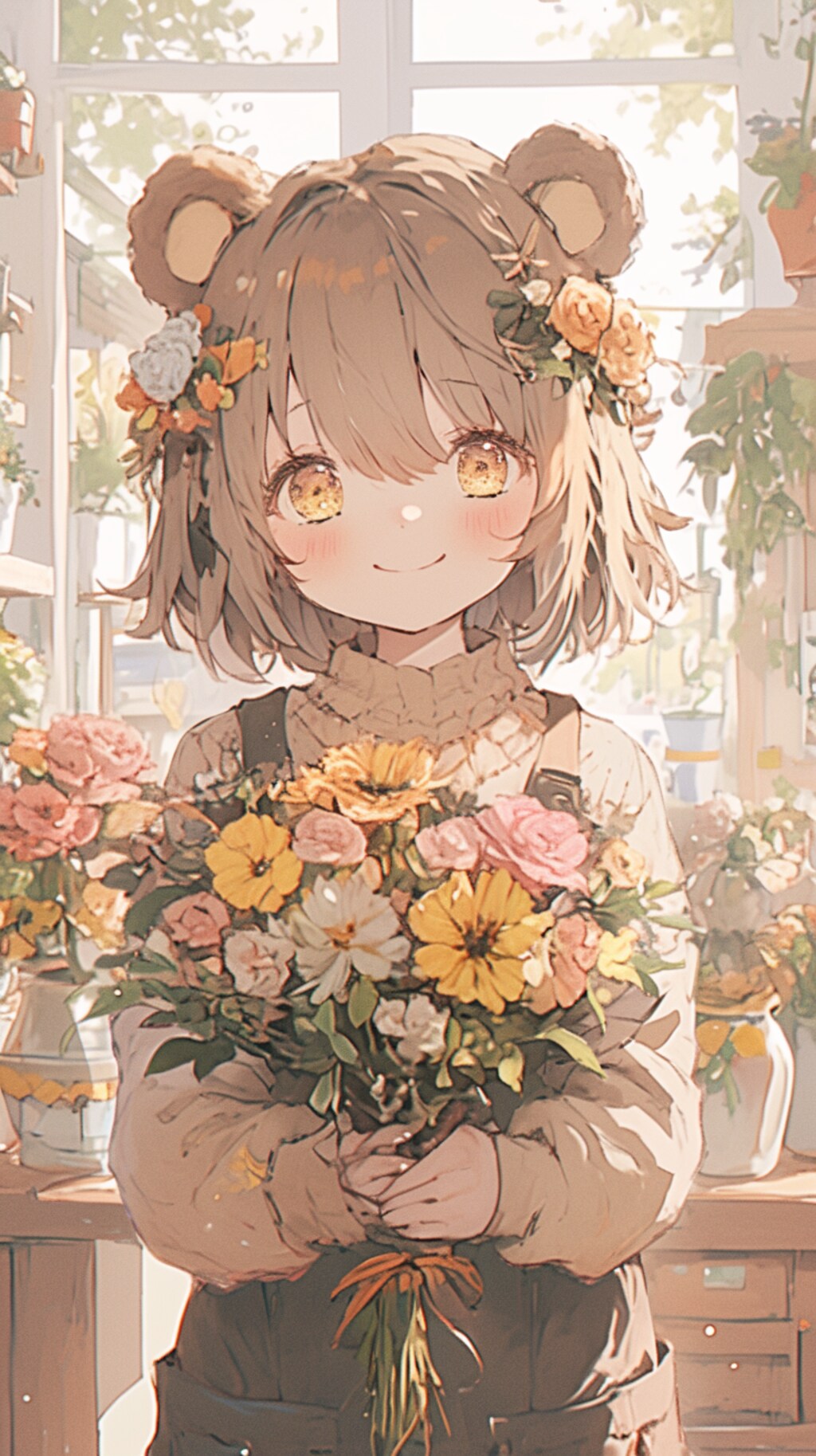 くま娘と花屋🐾