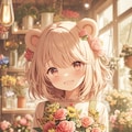 くま娘と花屋🐾 3枚目