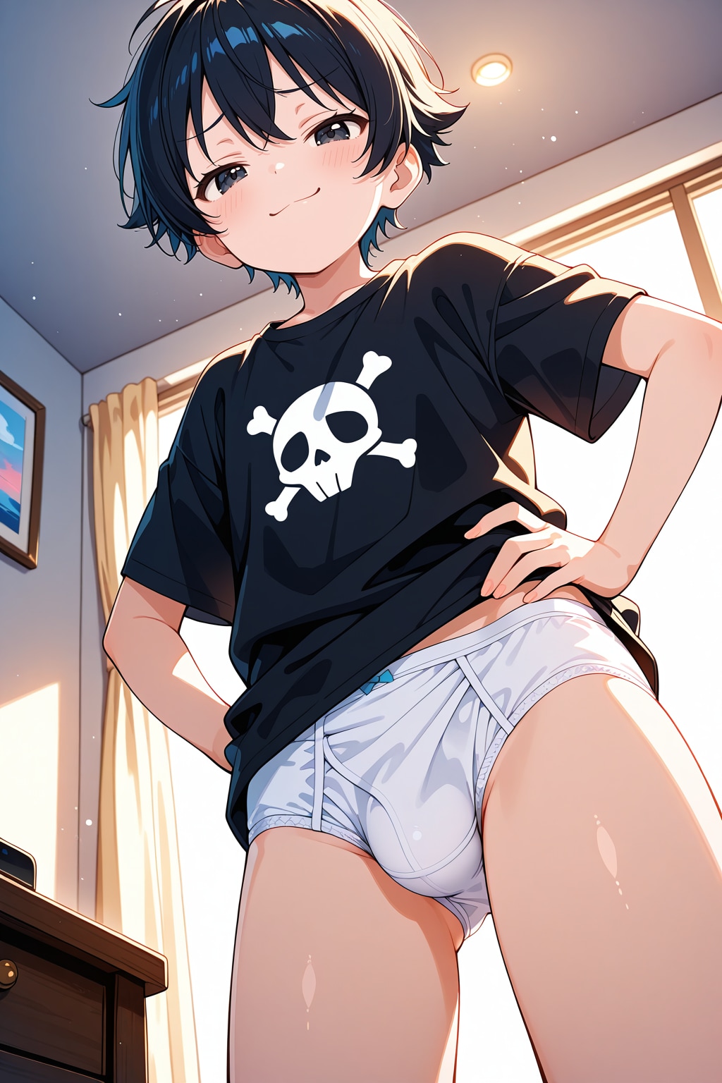 照太少年の白ブリーフ