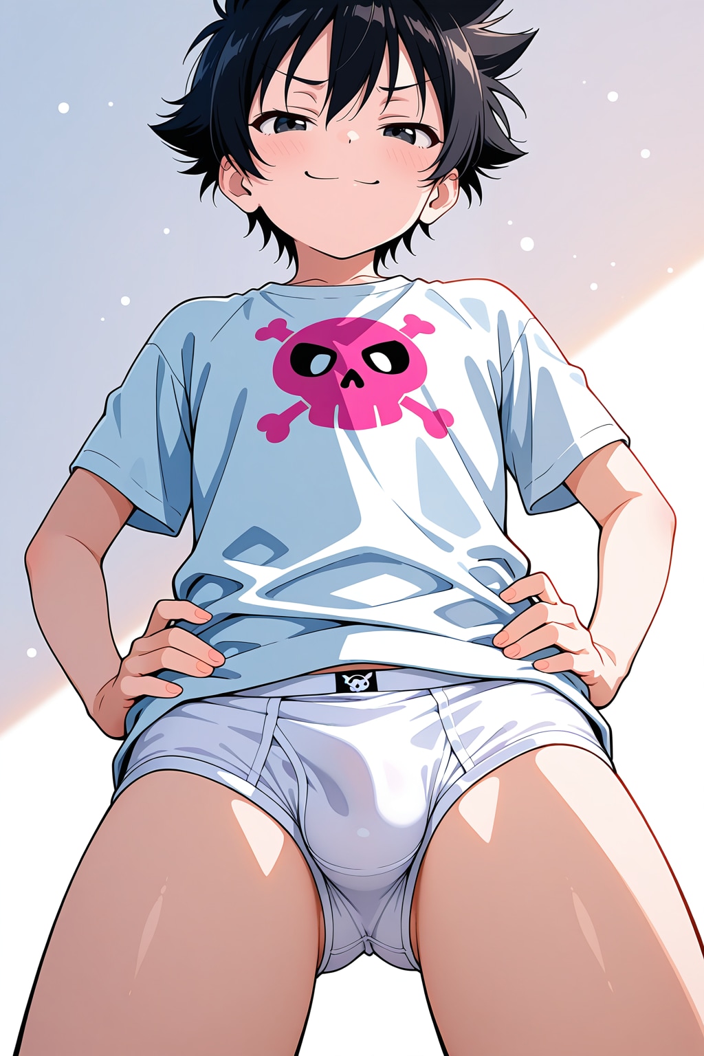 照太少年の白ブリーフ