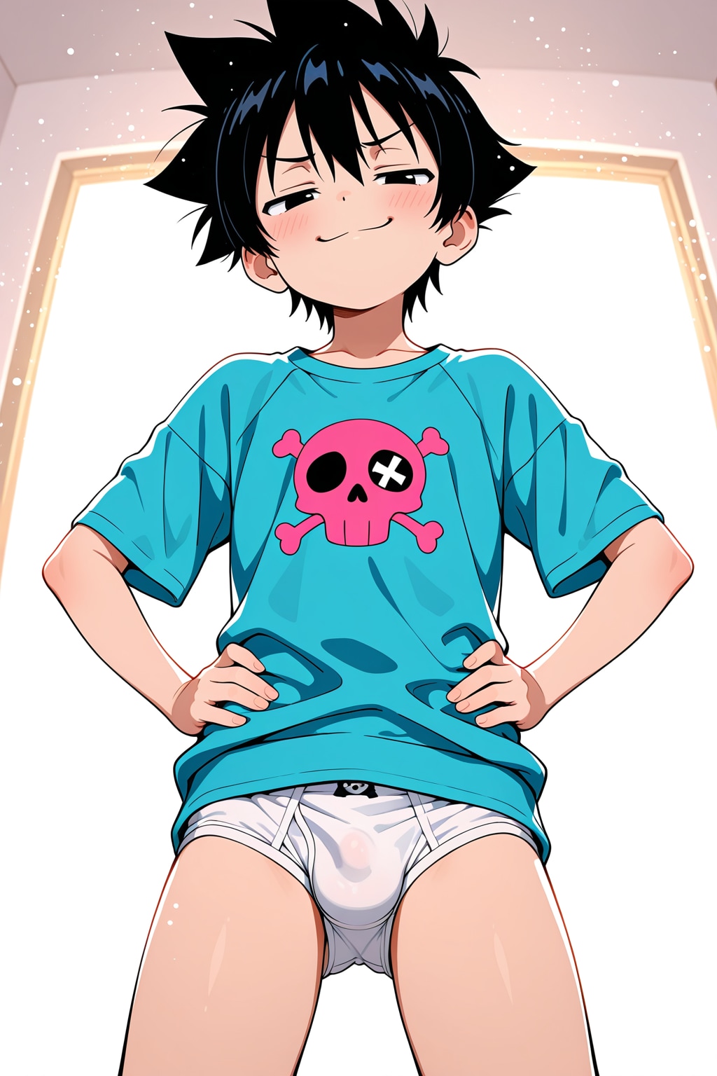 照太少年の白ブリーフ