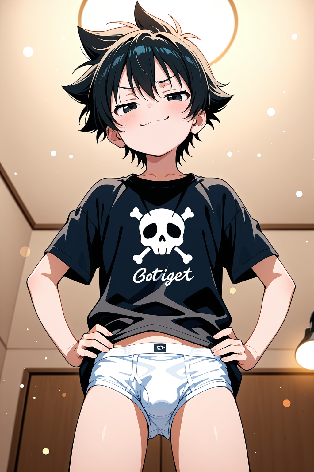 照太少年の白ブリーフ