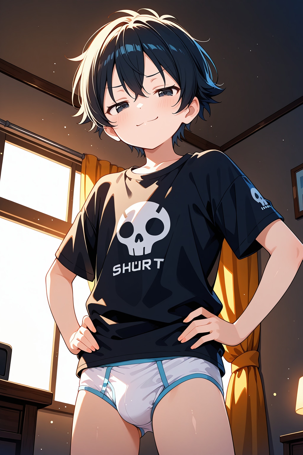 照太少年の白ブリーフ