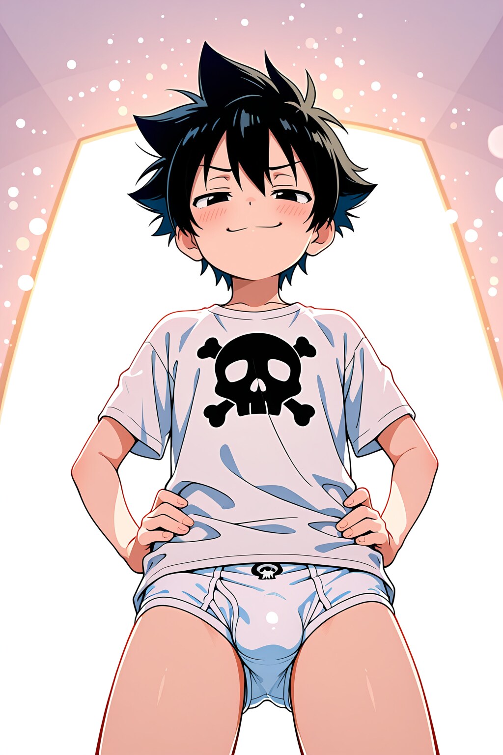 照太少年の白ブリーフ