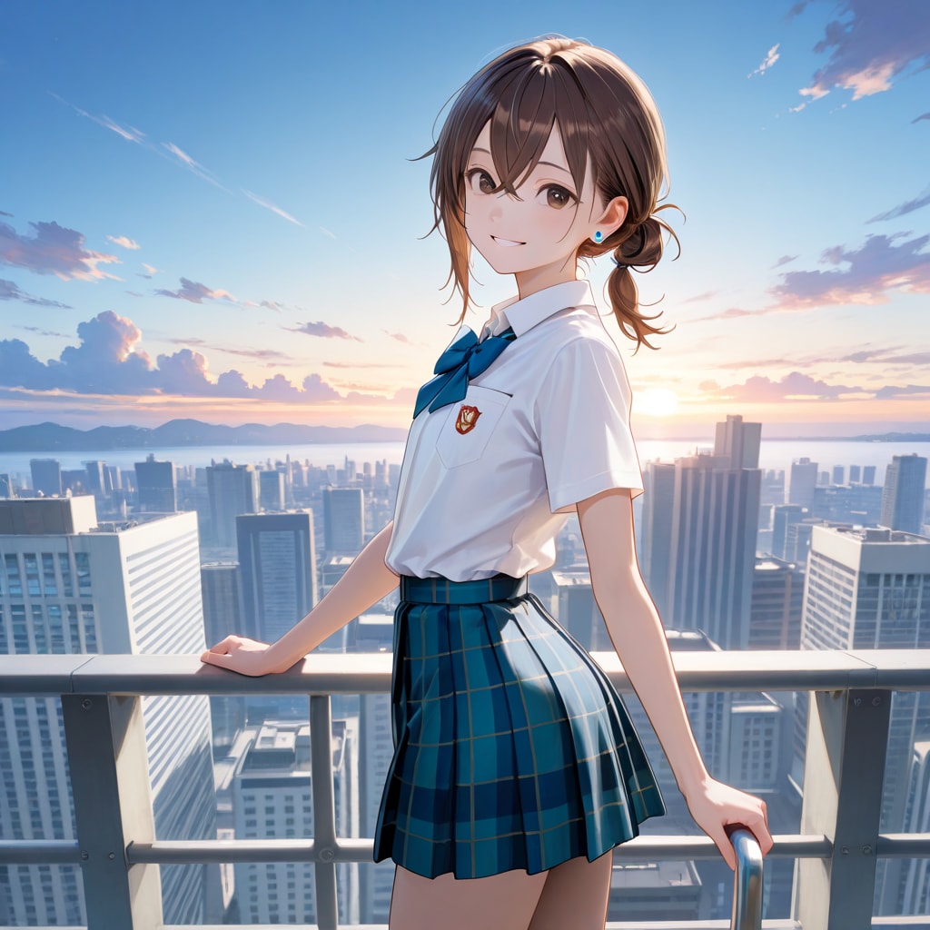 歩美 Summer School Uniform (12)