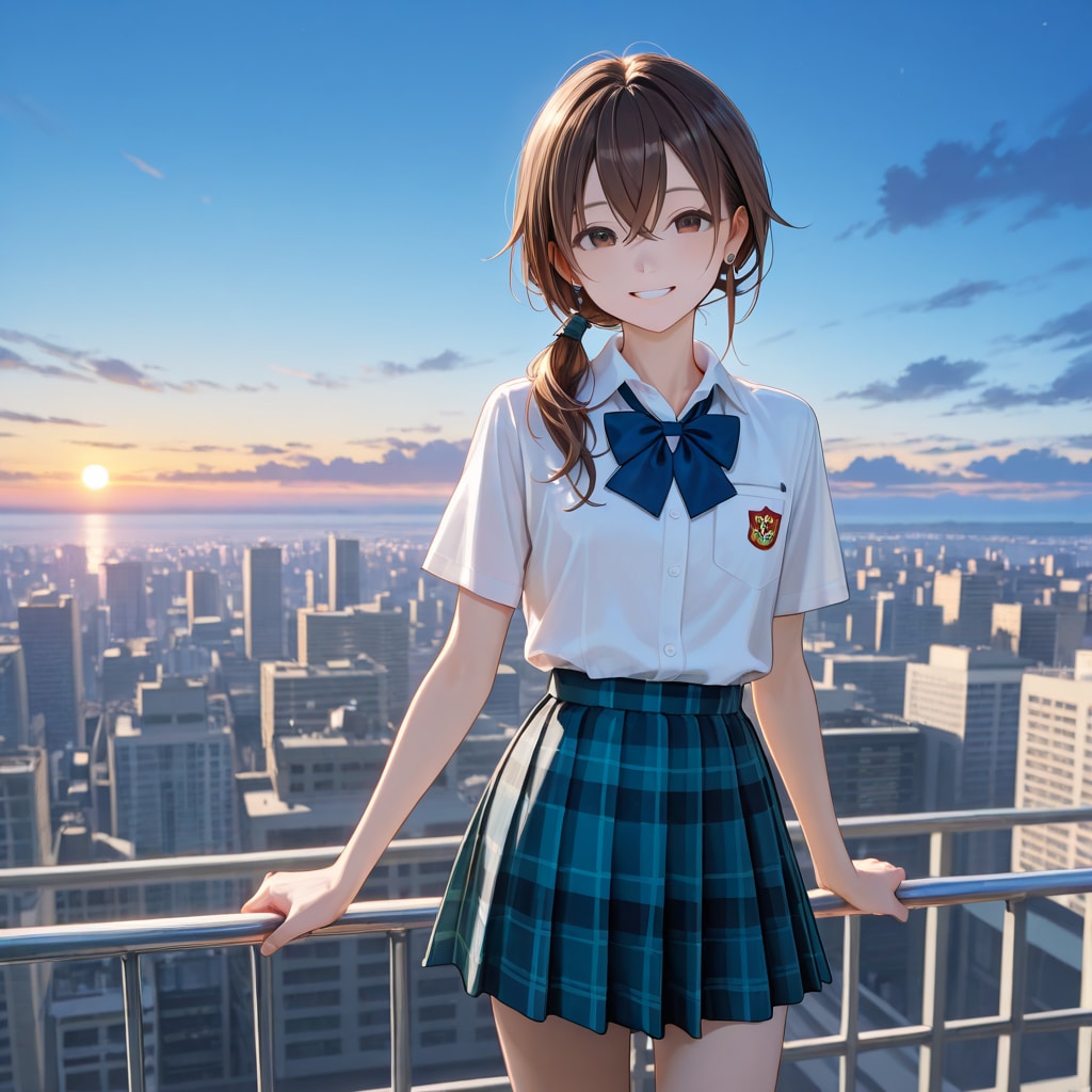 歩美 Summer School Uniform (12)