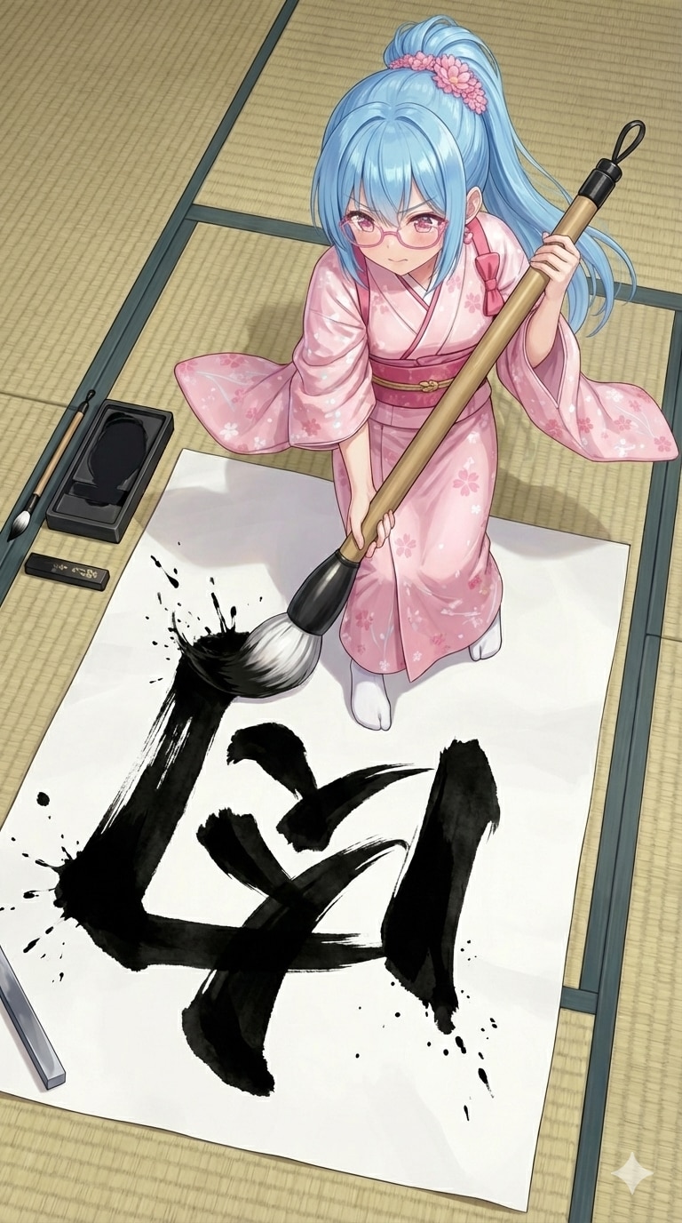 書き初め | の人気AIイラスト・グラビア