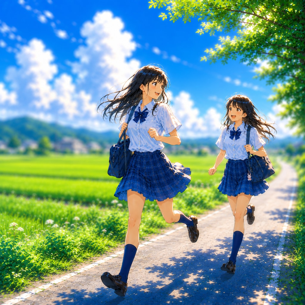 夏の朝