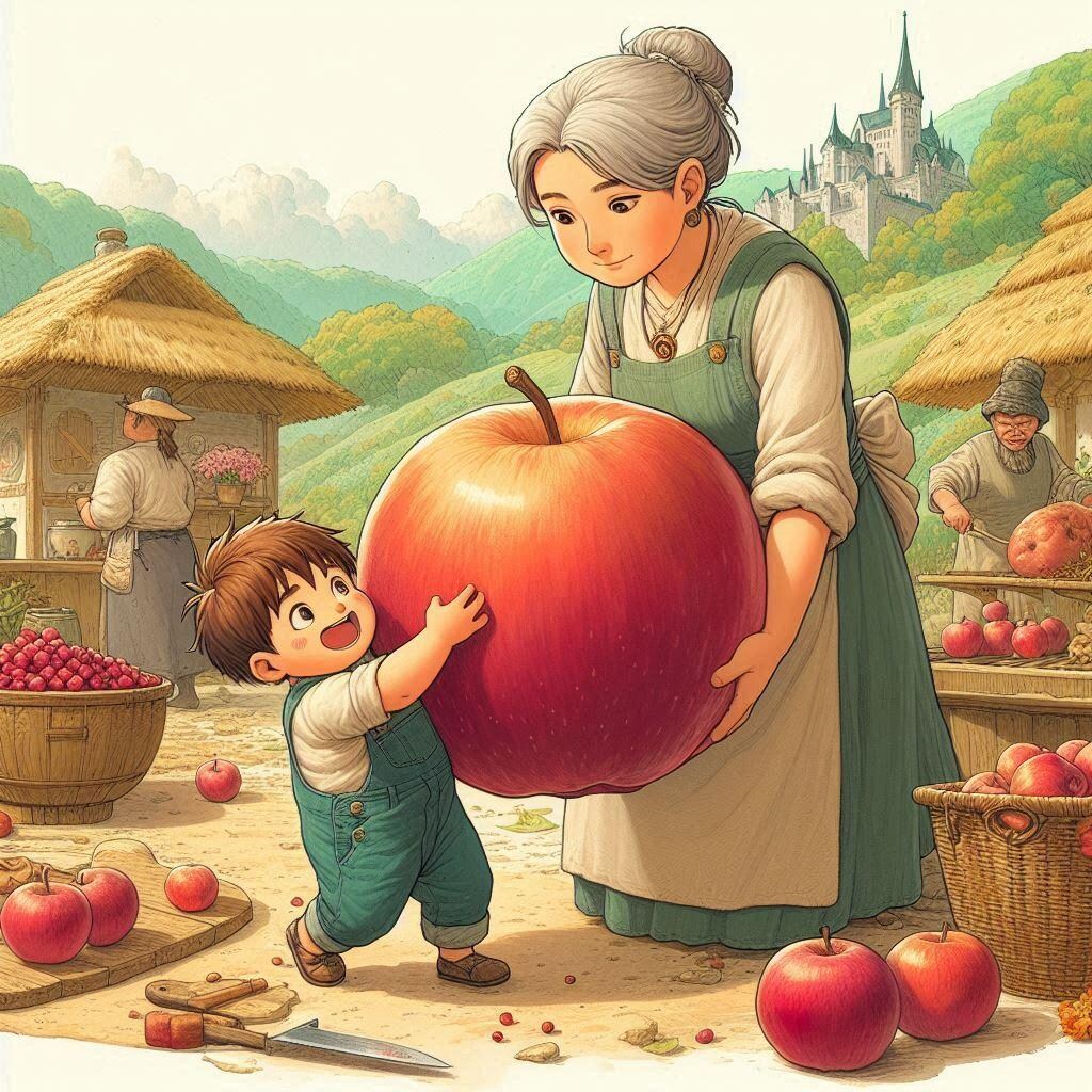 いちばんおおきいの ください