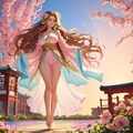 桜×巨乳美女 3枚目