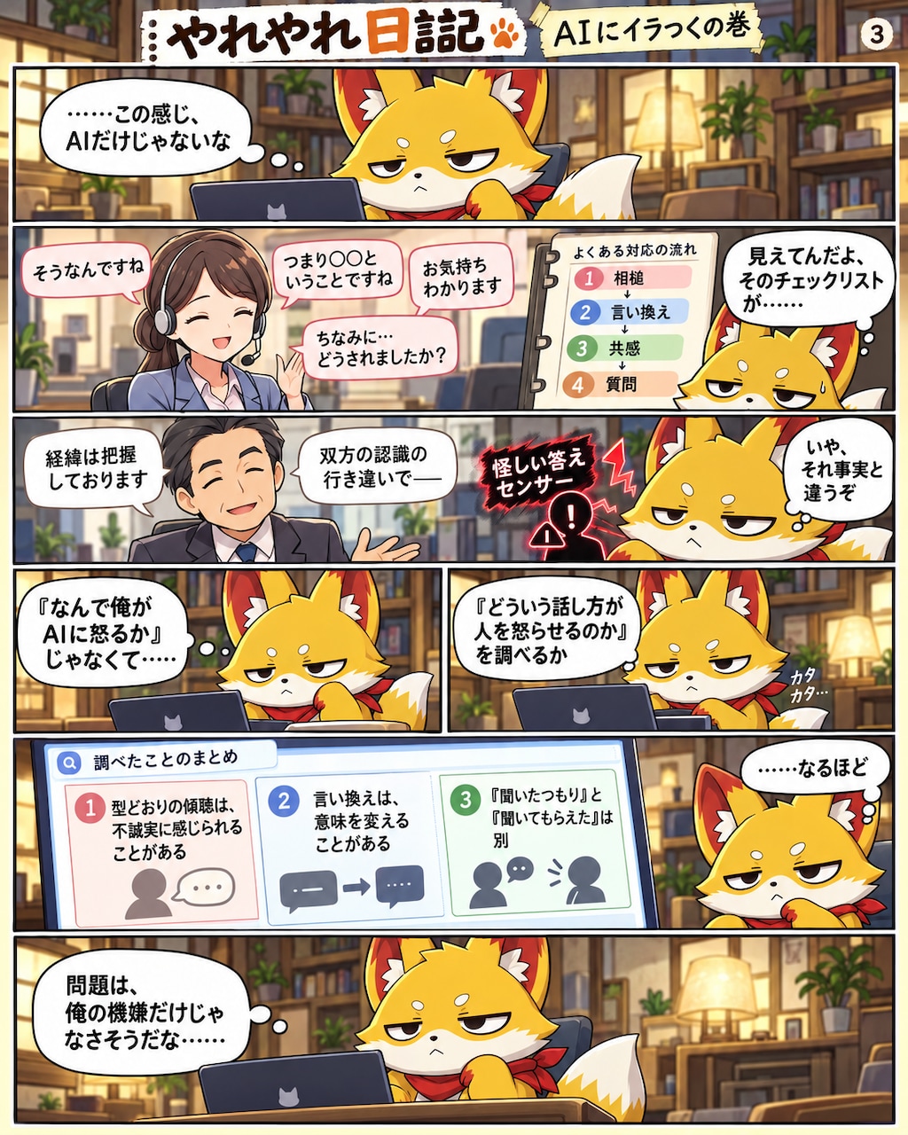 やれやれ日記・AIにイラつくの巻