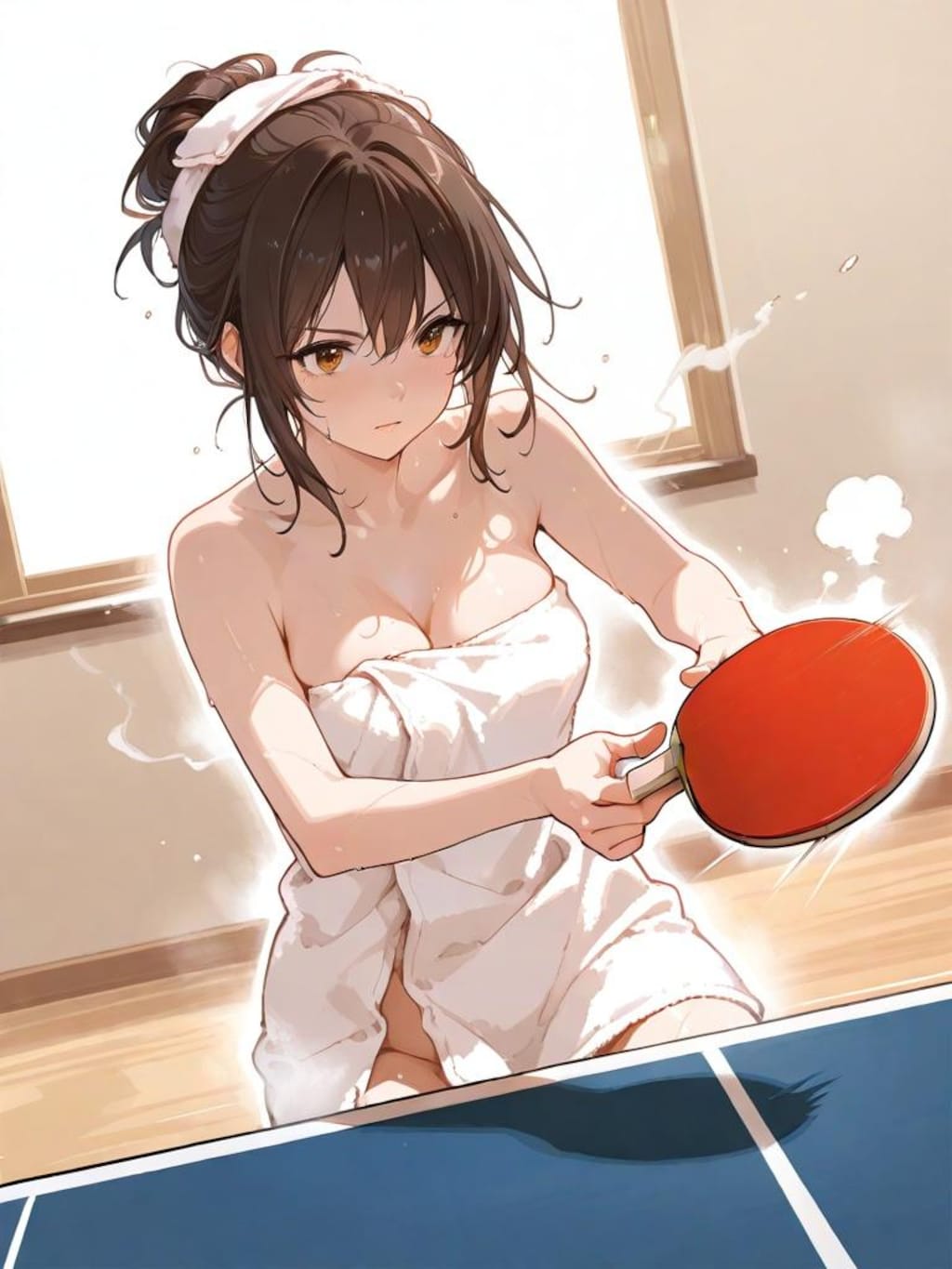 温泉卓球