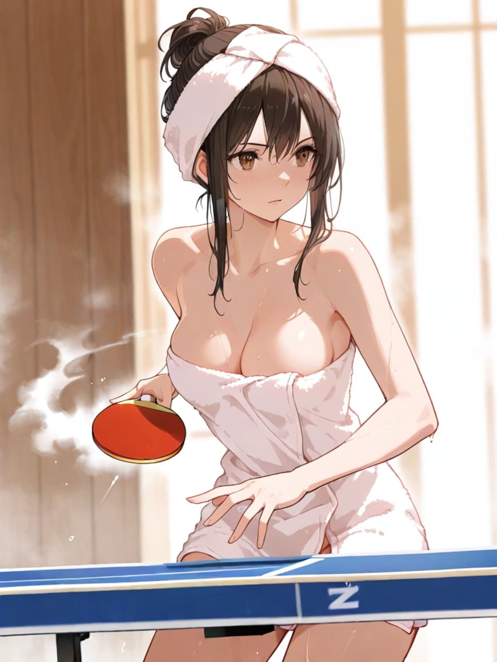温泉卓球