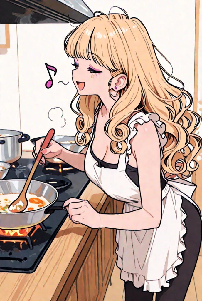 お料理中 | の人気AIイラスト・グラビア