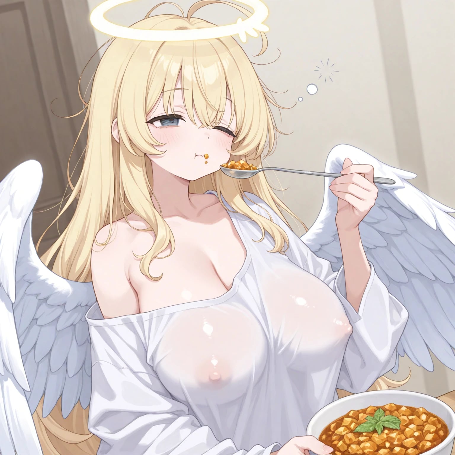 駄天使の朝ご飯