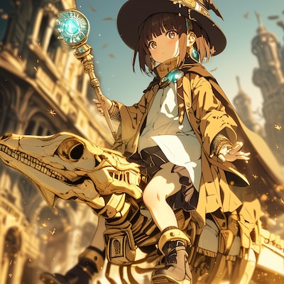 骨ドラゴンと魔女