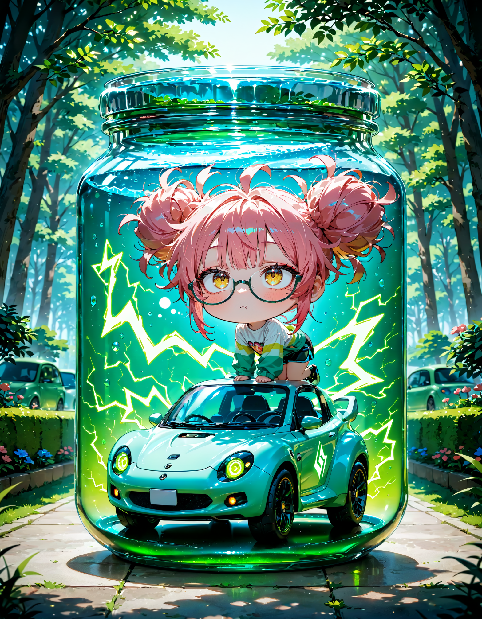 今日は何の日？　電気自動車の日 | の人気AIイラスト・グラビア