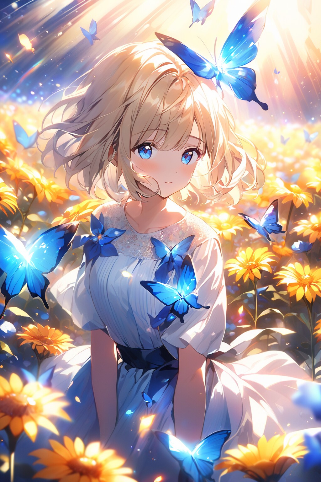 天界の花畑 | の人気AIイラスト・グラビア