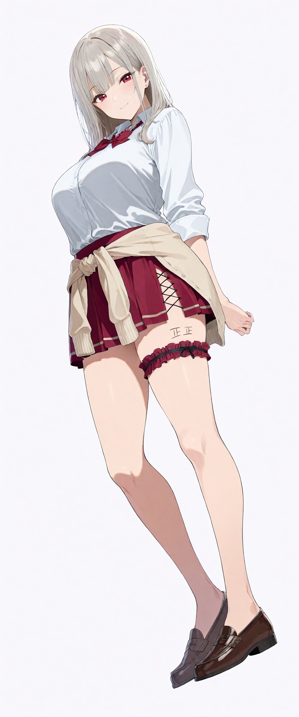 cross-laced slit, thick bridal garter | の人気AIイラスト・グラビア