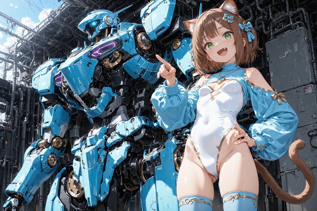 ロボ＆にゃんこ