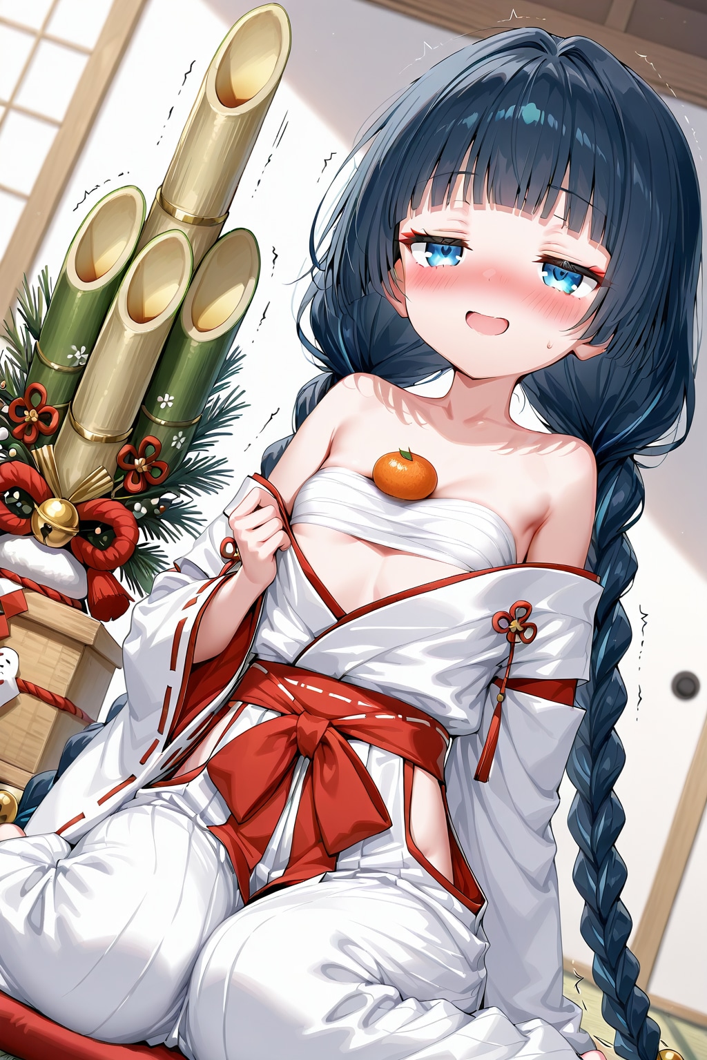 ちちなま　あけおめ娘