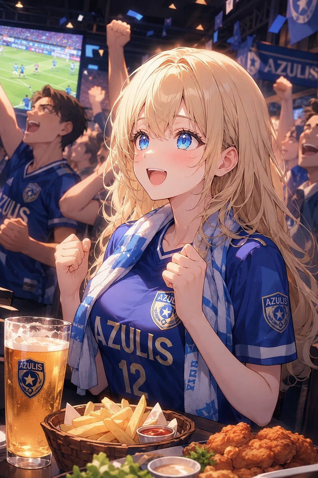 スポーツバーで観戦