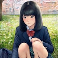 女子校生といたずらな子猫 4枚目