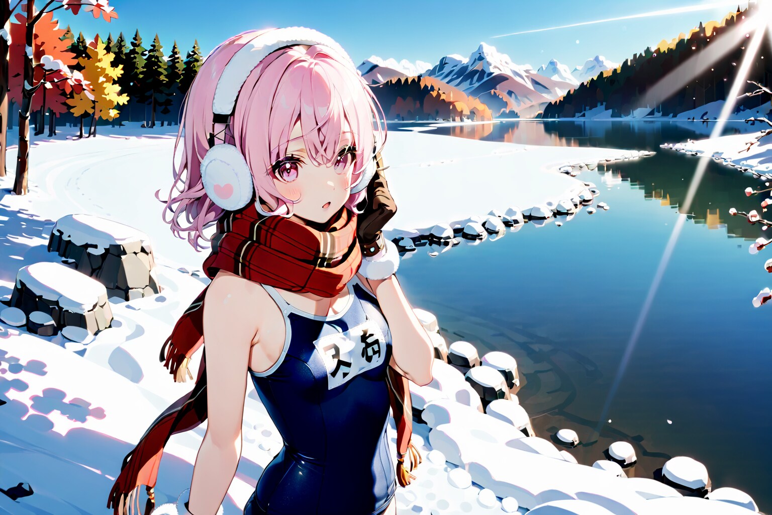 冬の朝に
