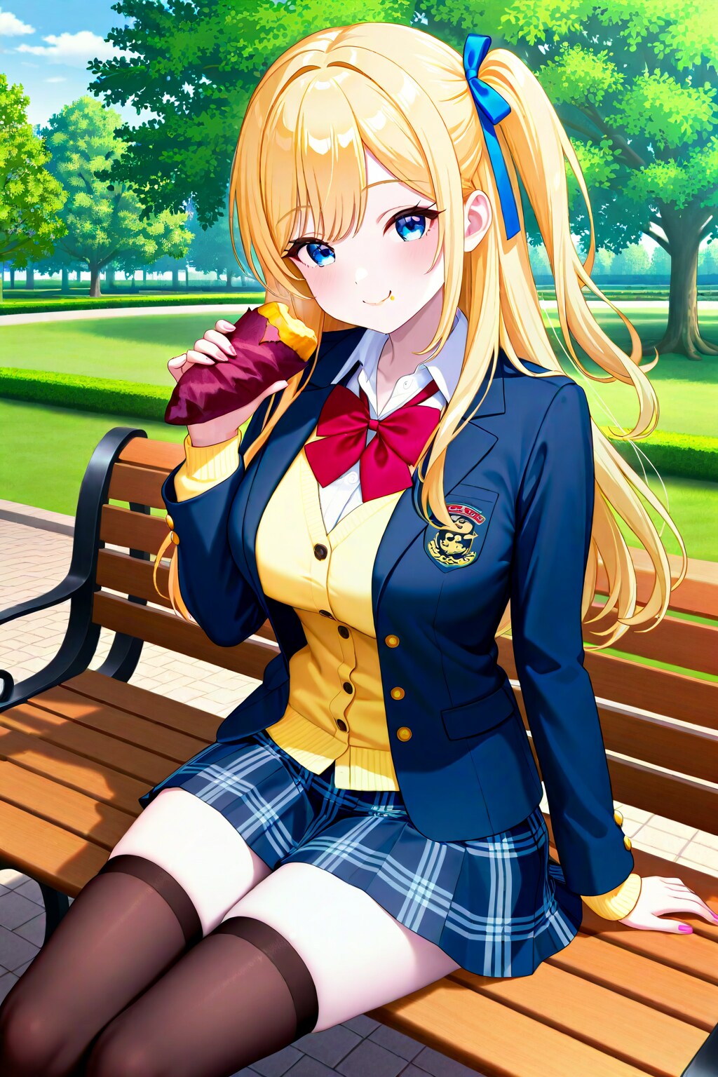 ナミちゃんと焼き芋