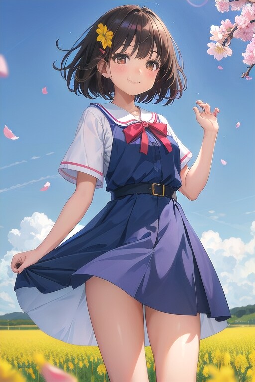 桜と菜の花