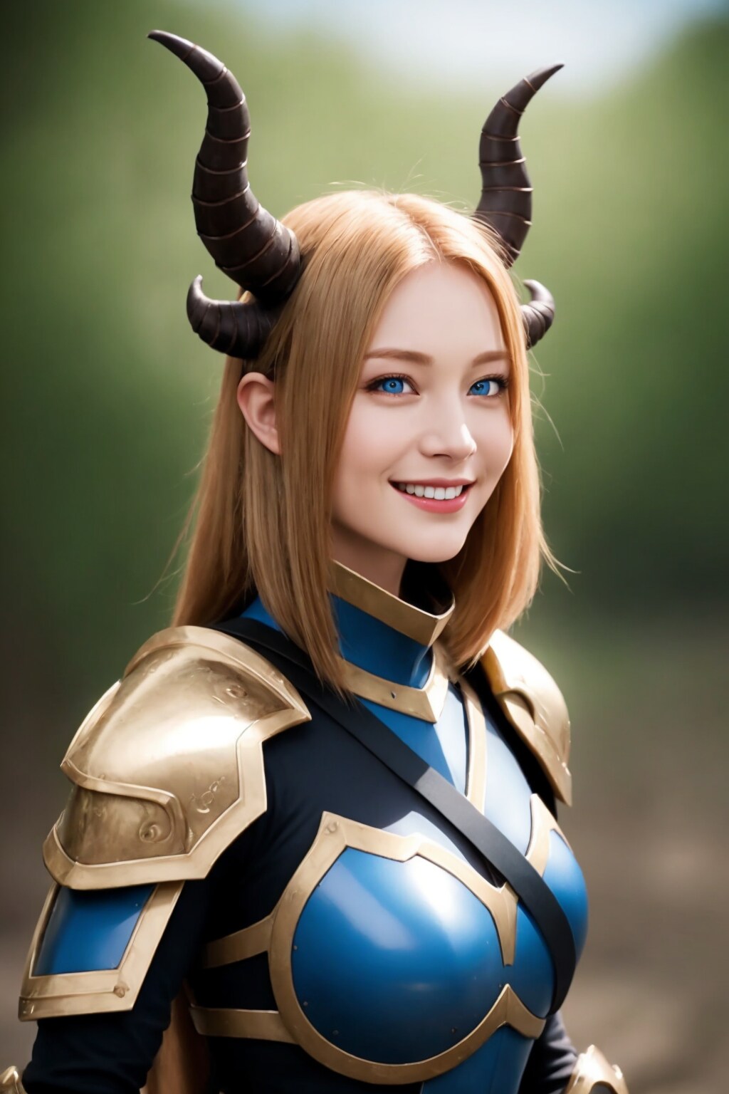 金髪のティーフリング