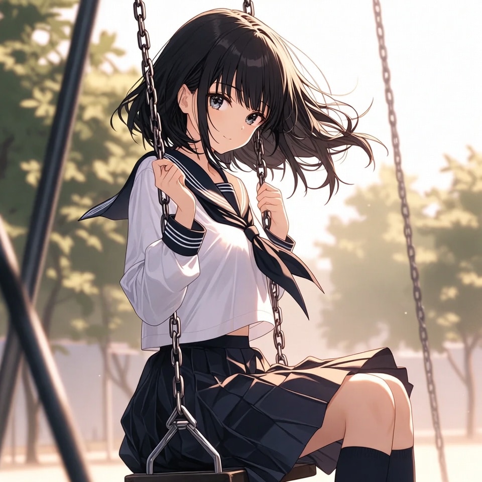 ブランコ | の人気AIイラスト・グラビア