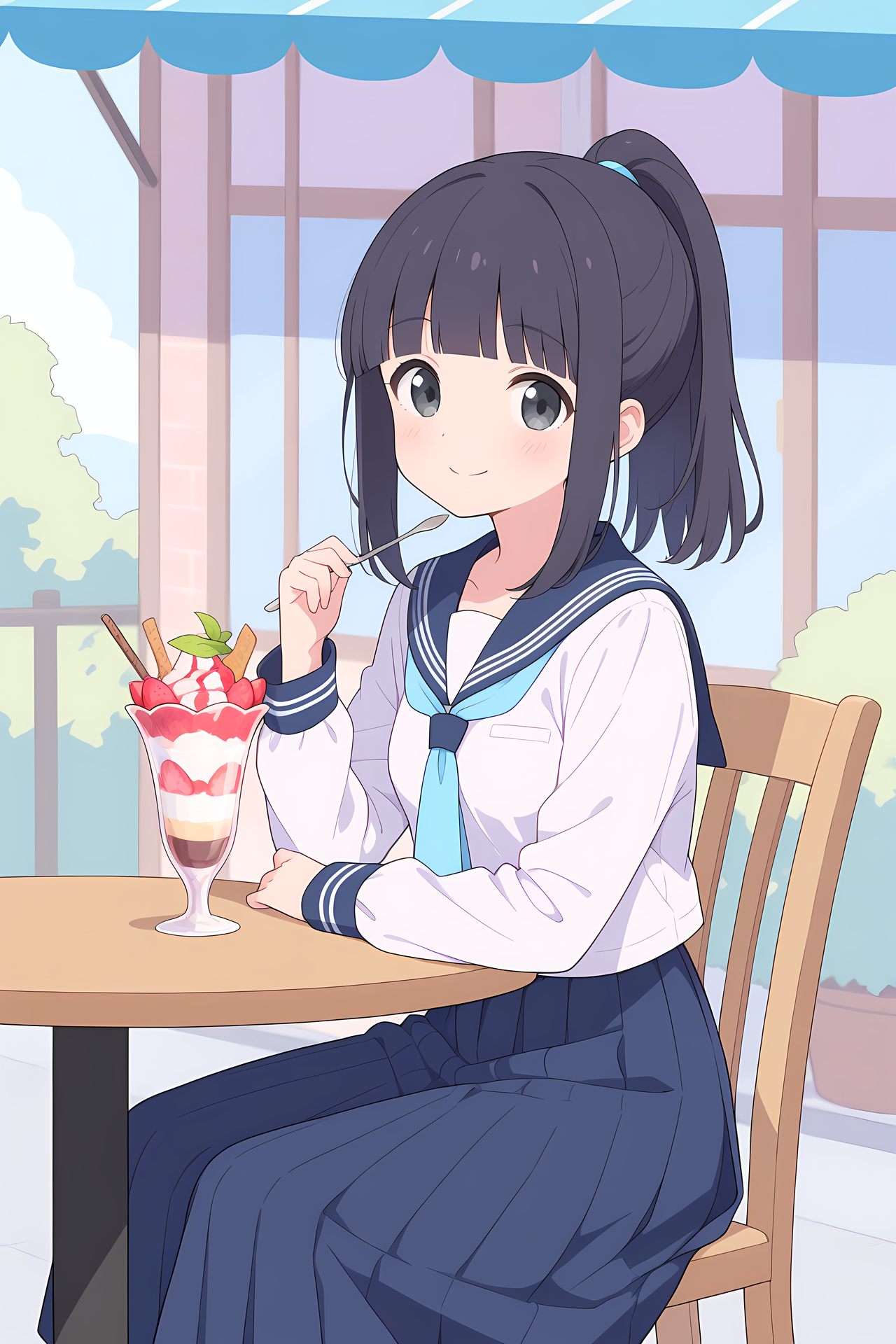パフェ | の人気AIイラスト・グラビア